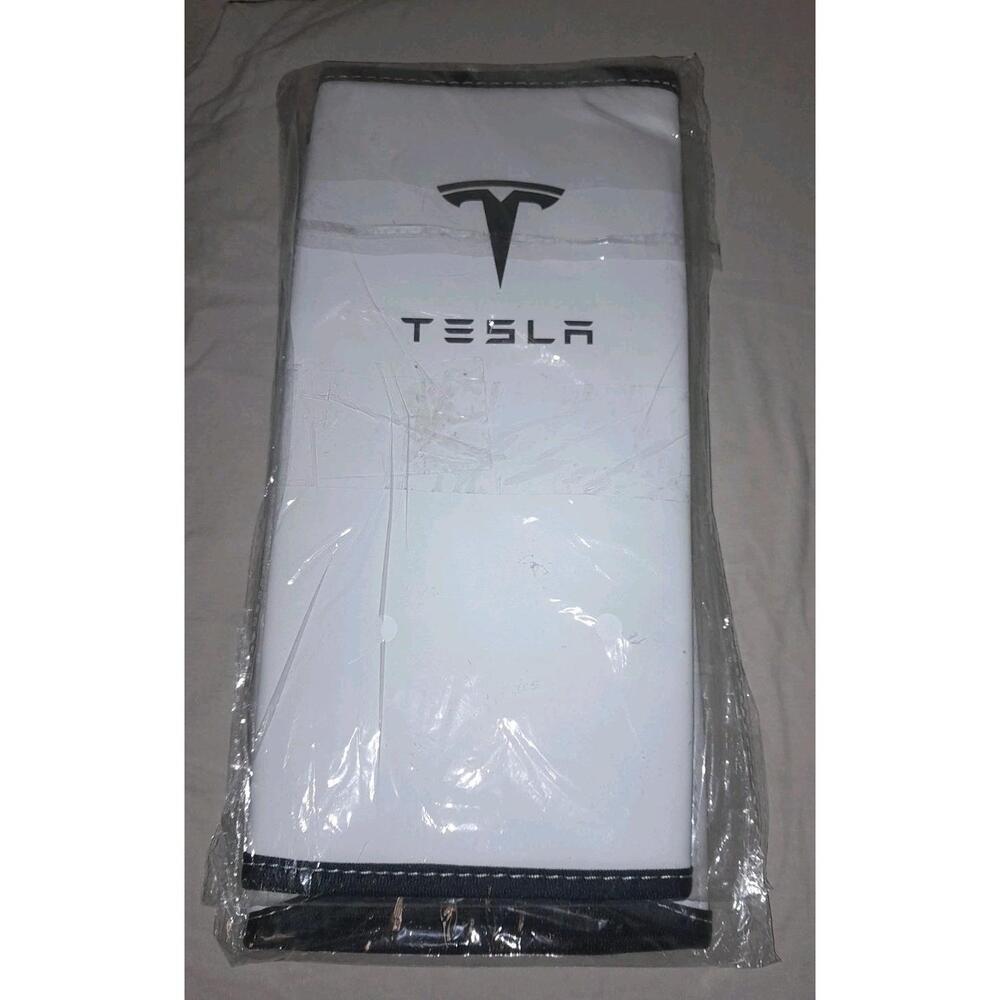 Tesla Model 3 Y Center Console Armrest Box Cover White Leather Armrest New